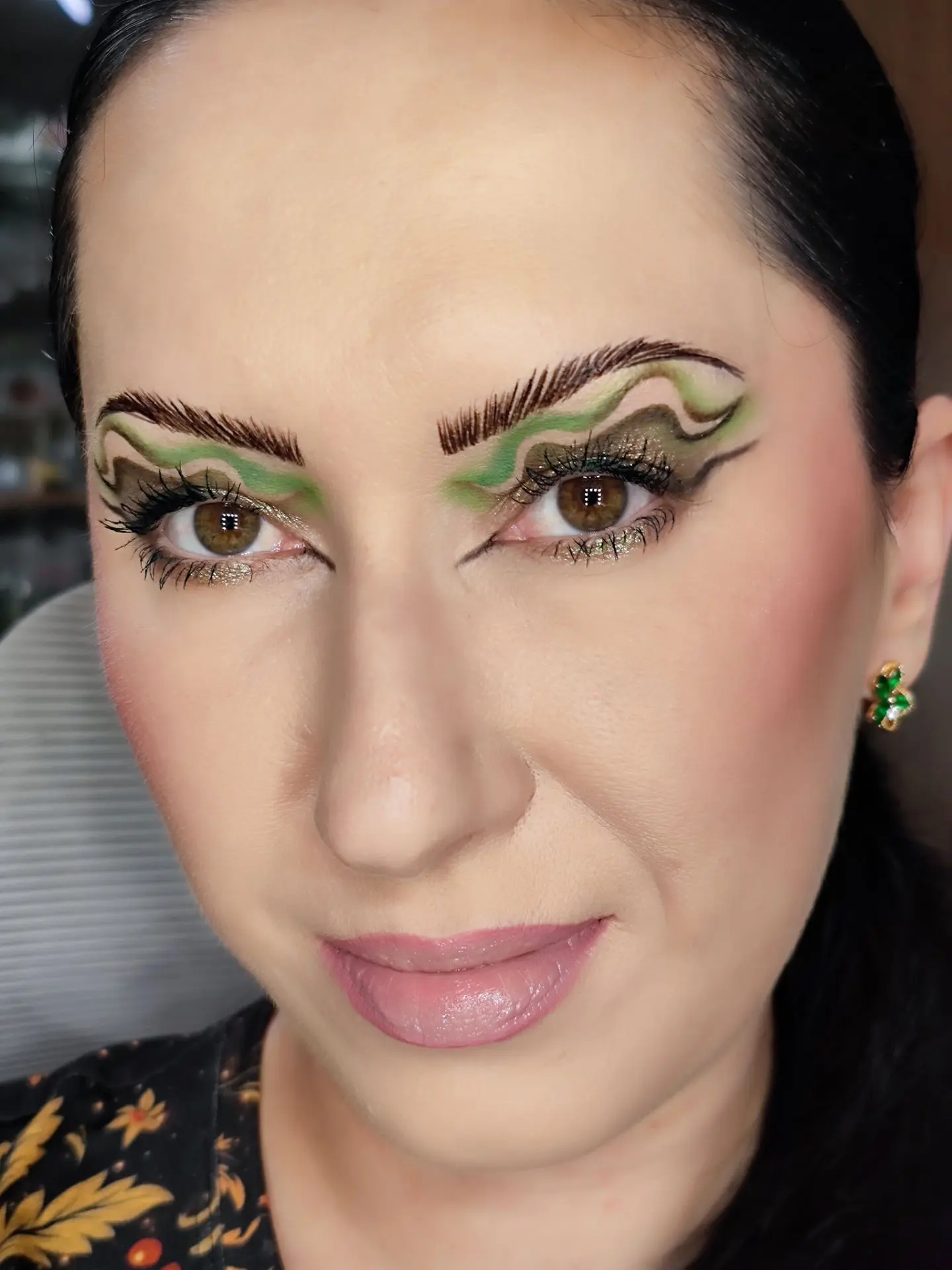 Сегодня лёгкий вечерний макияж 😉 Доброй ночи, красотки! 😘😘😘
