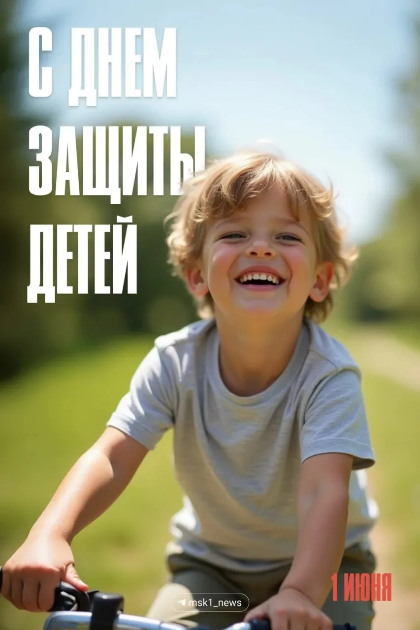 Поздравляем с 1 июня! День защиты детей — это наш общий праздник! Желаем каждому ребёнку море приклю
