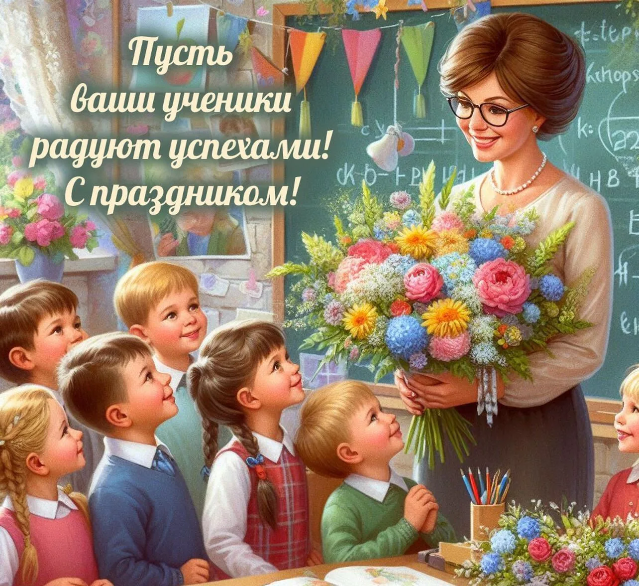 🎉Друзья, здравствуйте! Сегодня прекрасный день - День учителя!