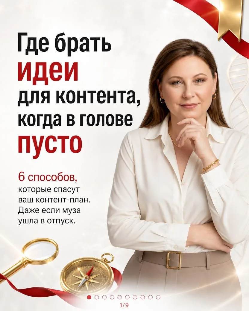 Как привлечь музу, чтобы появились идеи для контента.
Всех нас иногда мучает отсутствие вдохновения,