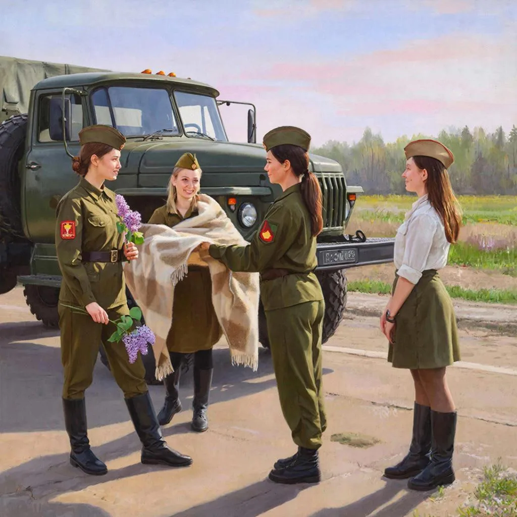 Дорогие наши девушки-военнослужащие и волонтеры! 🌷💪