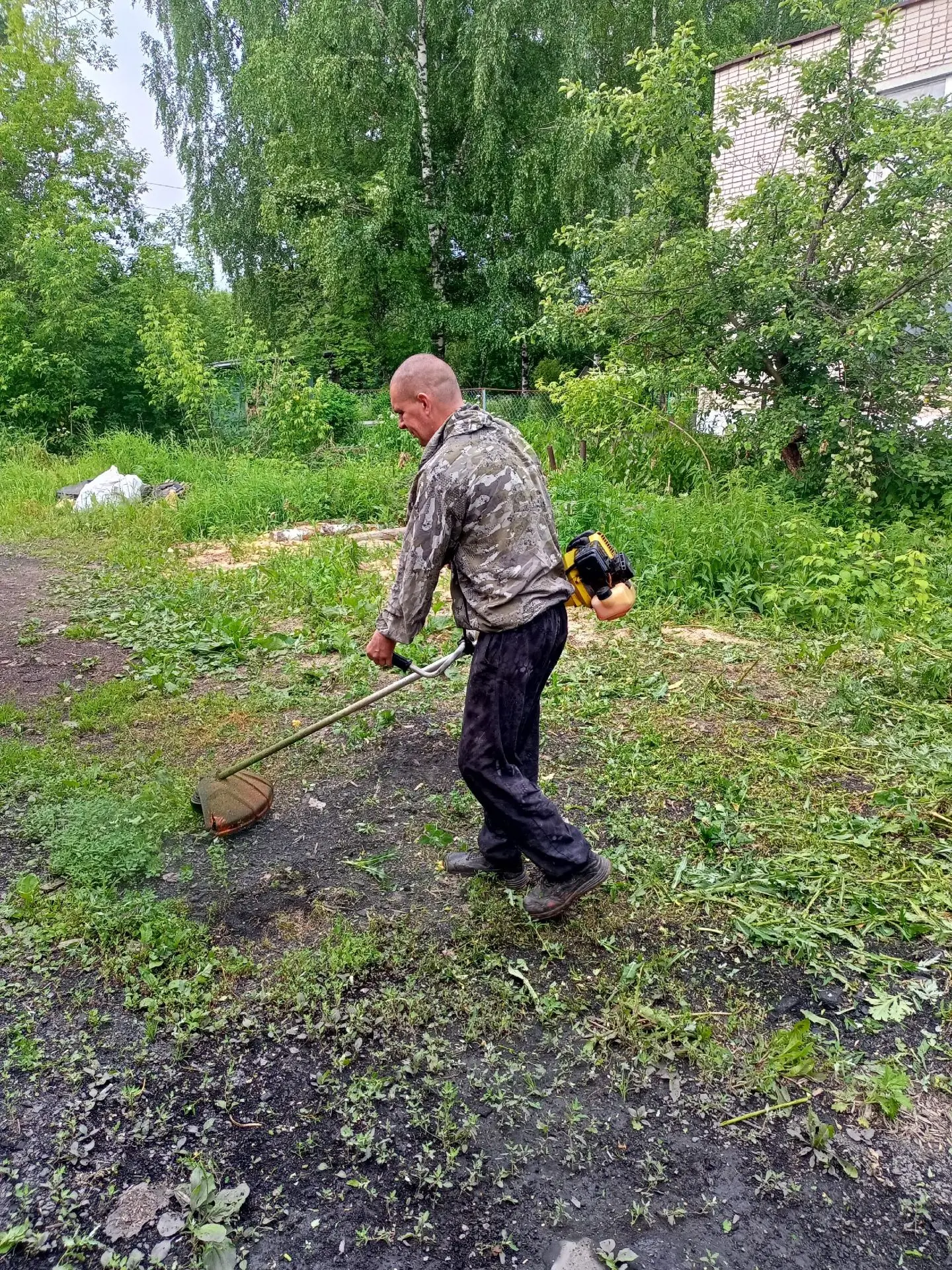 Окос травы. Котельная √21