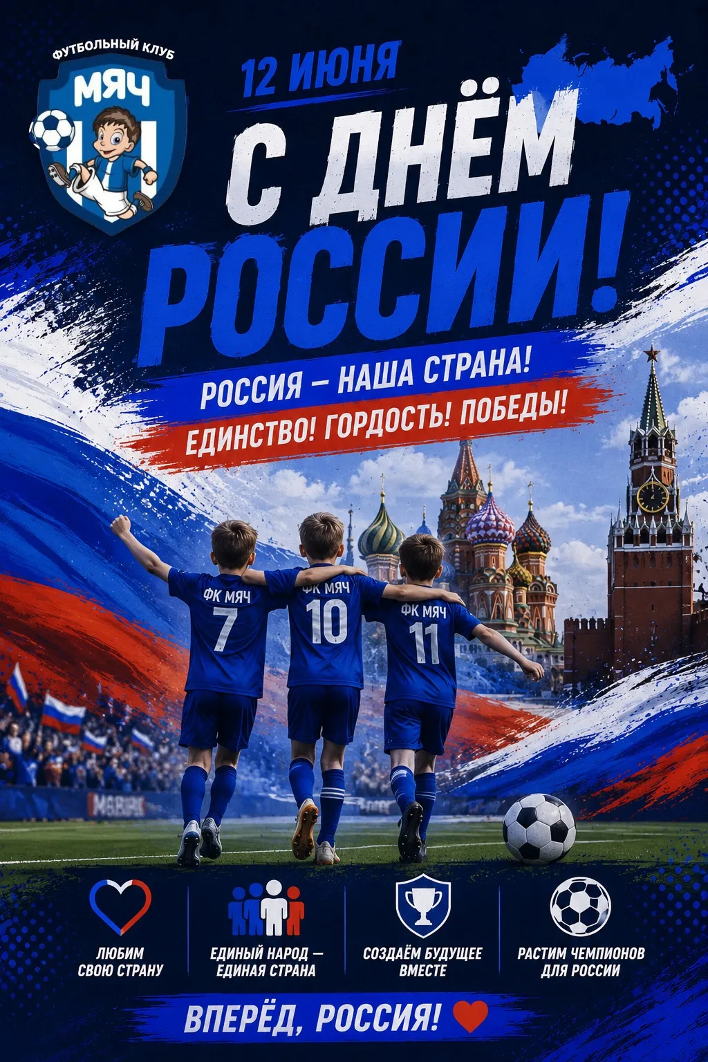 С ДНЁМ РОССИИ! 🇷🇺