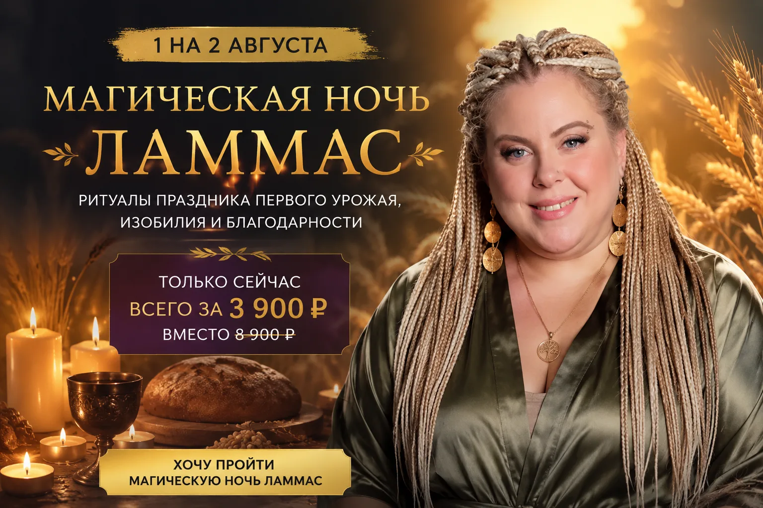 🔥 Самая сильная ночь начала августа уже на пороге

Перед Ламмас у меня всегда возникает один и тот 