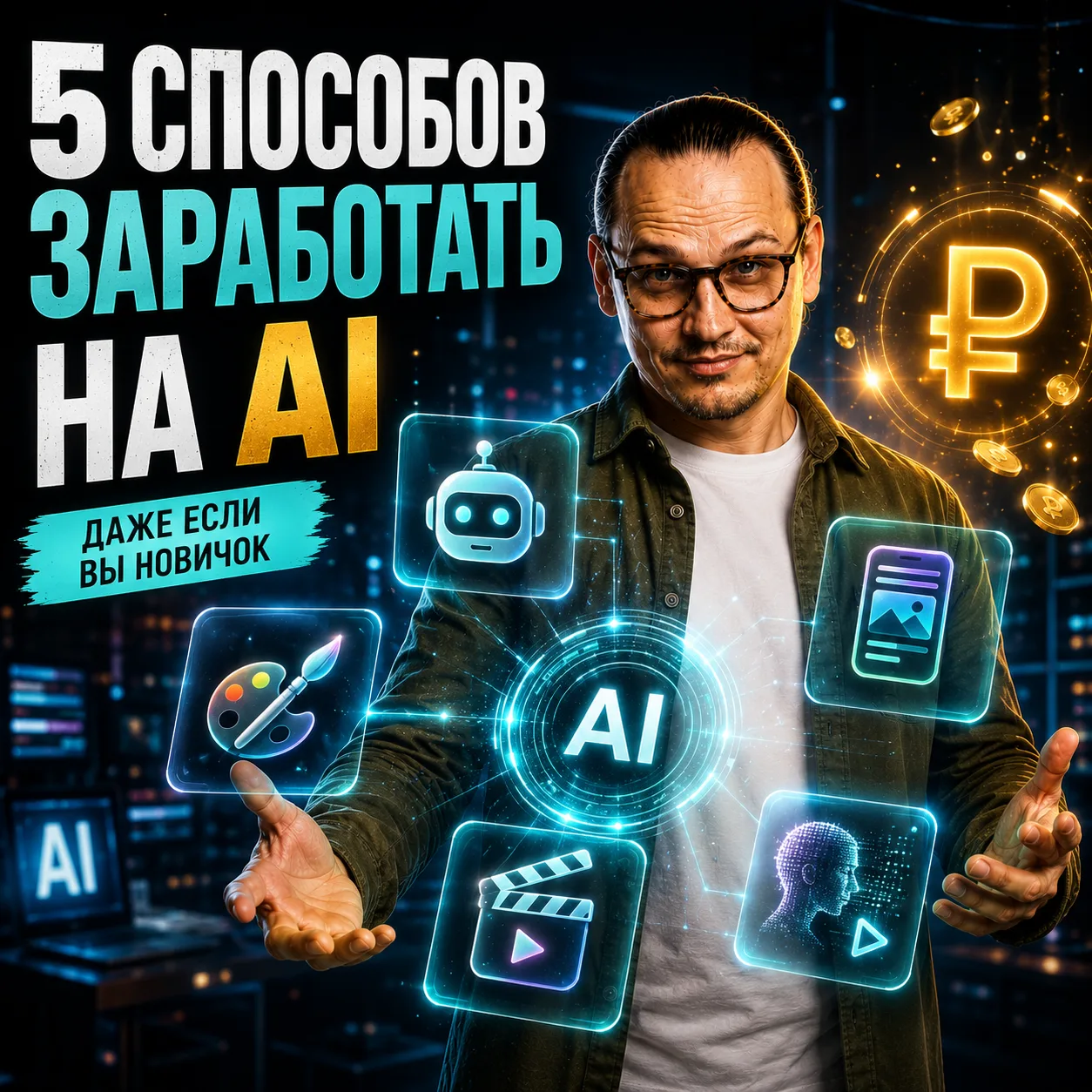 💡 5 идей, как новичку заработать с нейросетями

Хоть нейросети уже давно вошли в нашу жизнь, общаяс