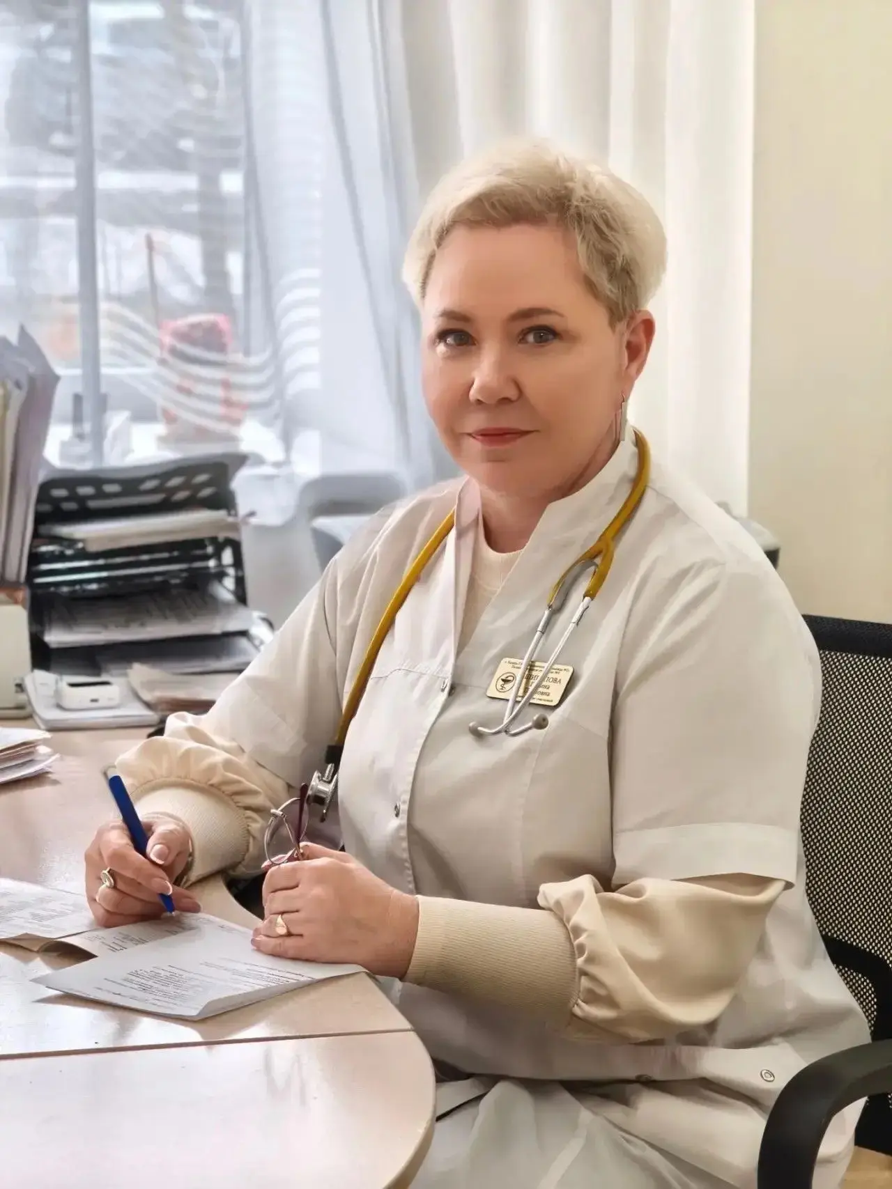 Галина Павловна Шигапова работает участковым терапевтом в поликлиническом отделении Кли...