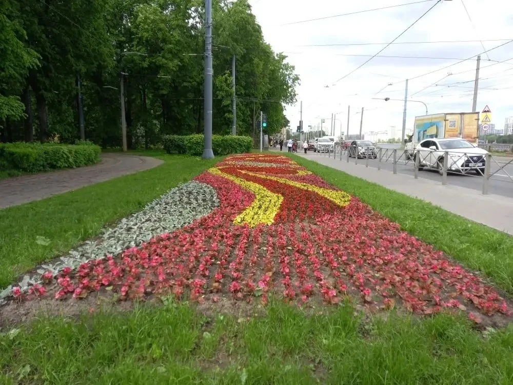 🌼Хорошие новости — в Невском районе появились новые цветники!🌼