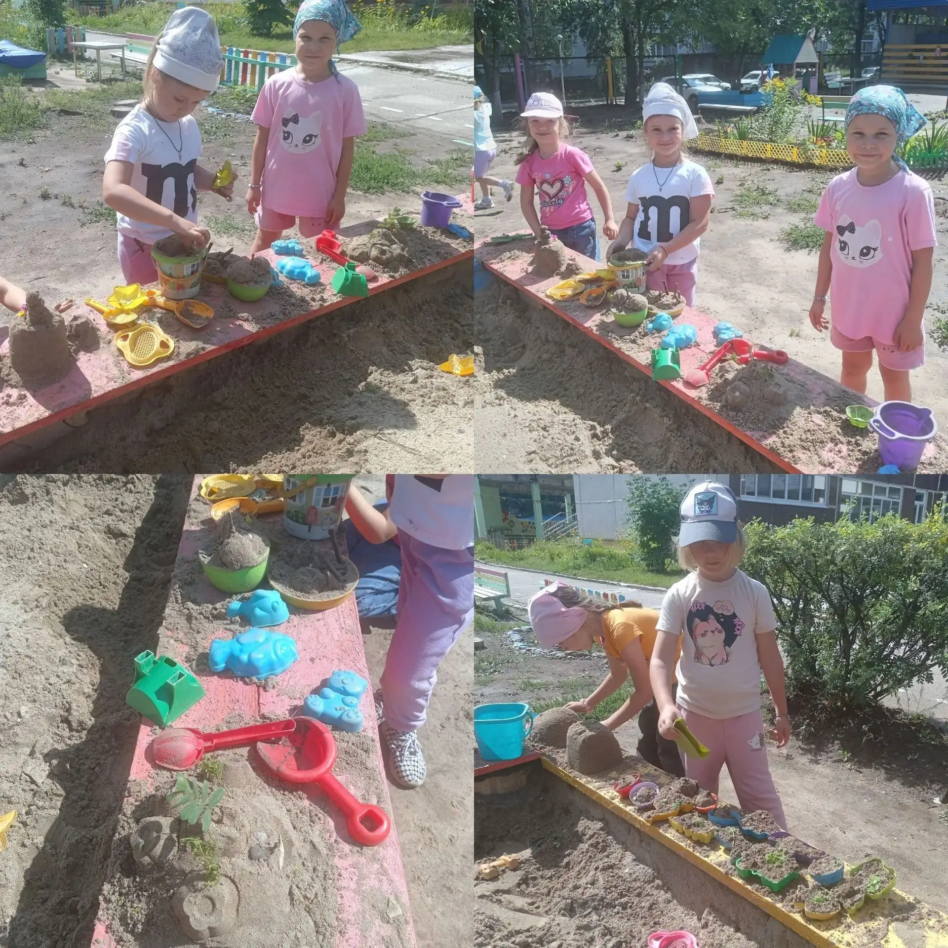 ☀️ Песочница — мир больших открытий в нашем ДОУ! ☀️Посмотрите, сколько радости и пользы...