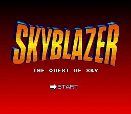 Skyblazer - The Quest of Sky v.1.0 [SNES]