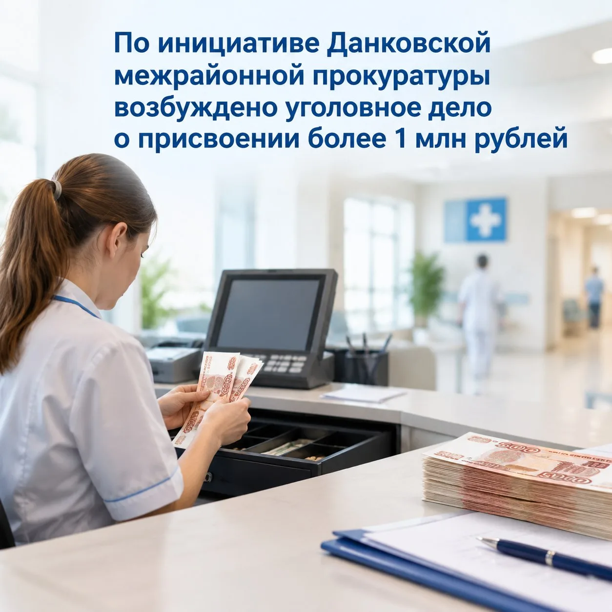 📃По инициативе Данковской межрайонной прокуратуры возбуждено уголовное дело о присвоен...