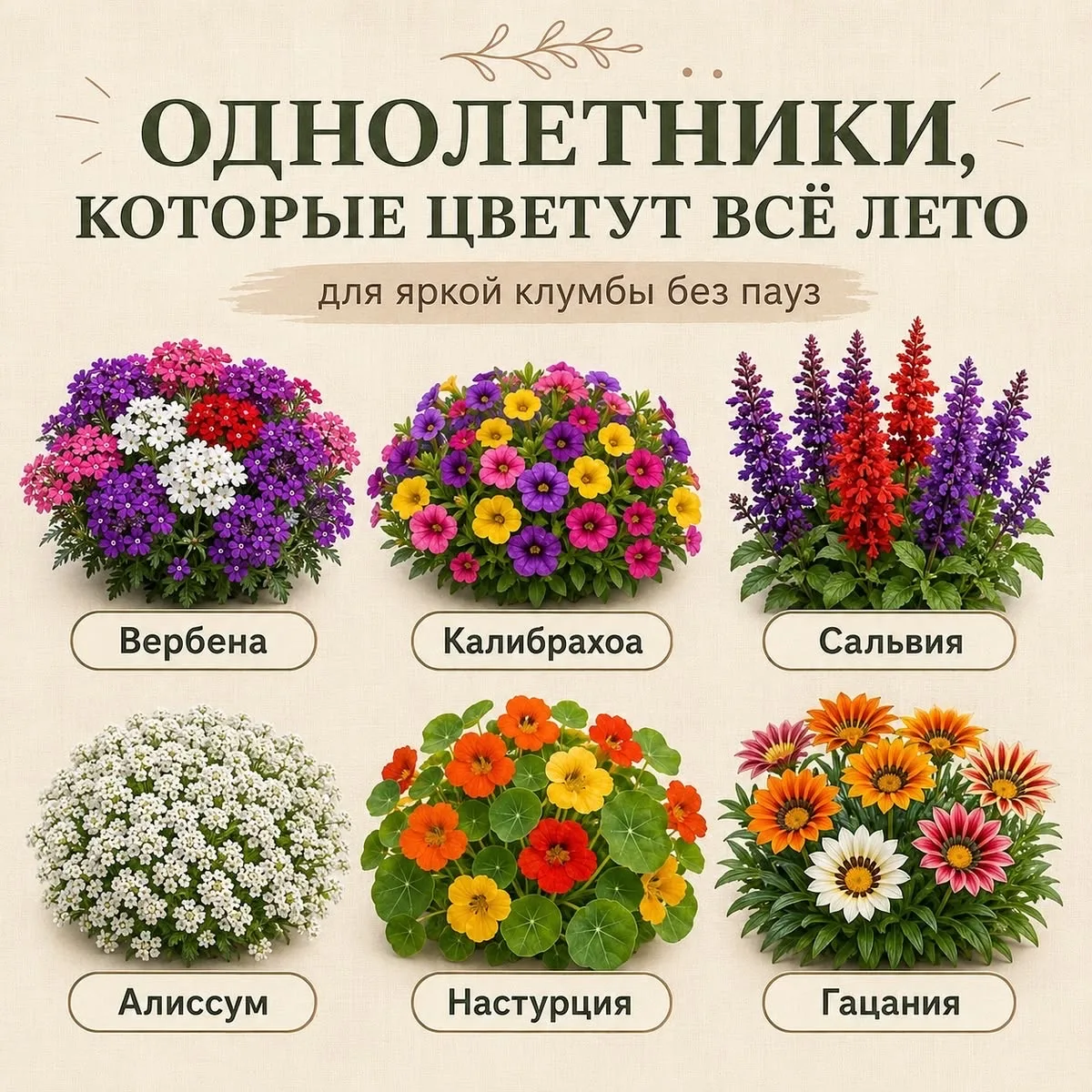 Хотите клумбу без пауз и перерывов? 🌺