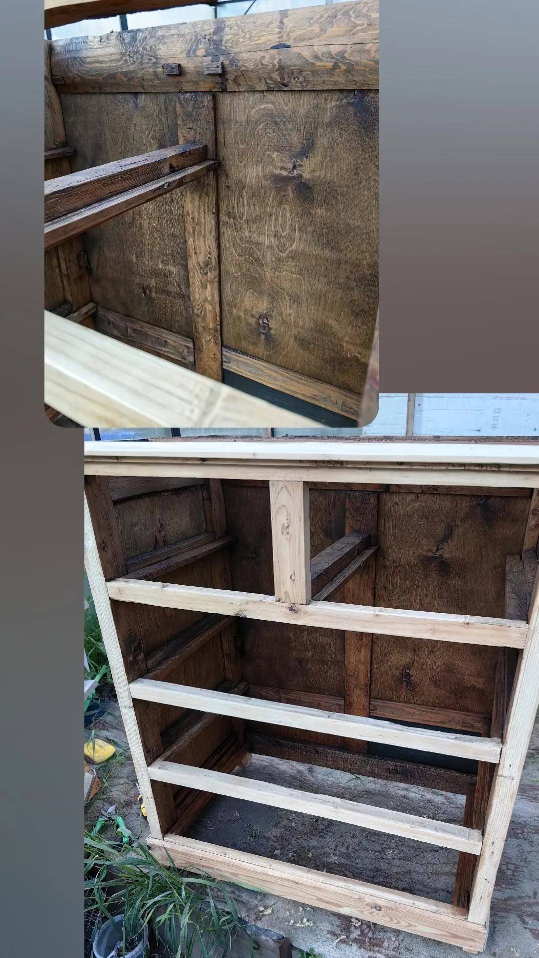 Переделка комода 🔥 от нашей подписчицы Елены Давидович.  От автора:   «Всех приветствую ☀️  Комод бы