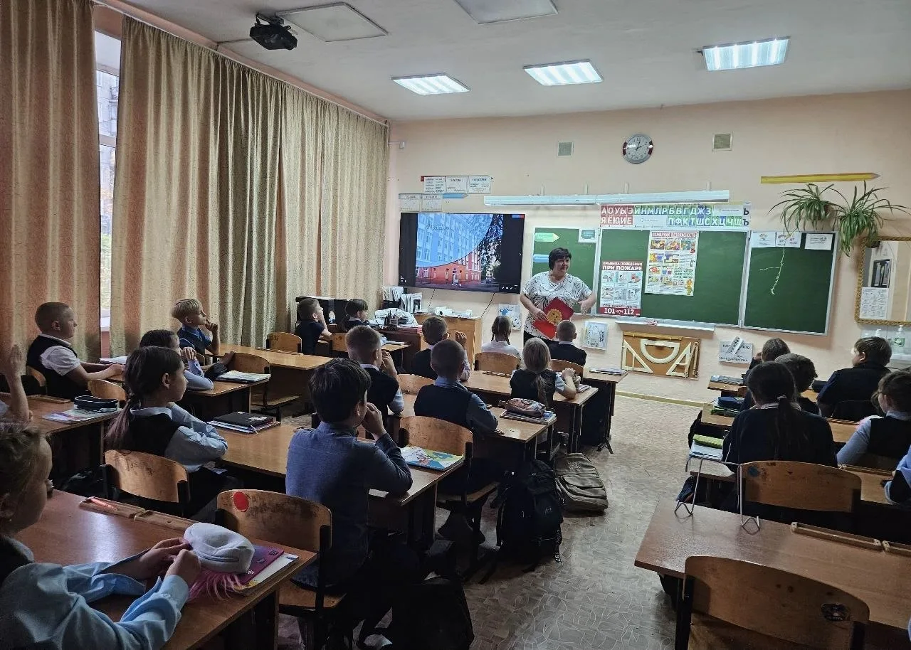 В Киселёвске прошёл урок о пожарной безопасности