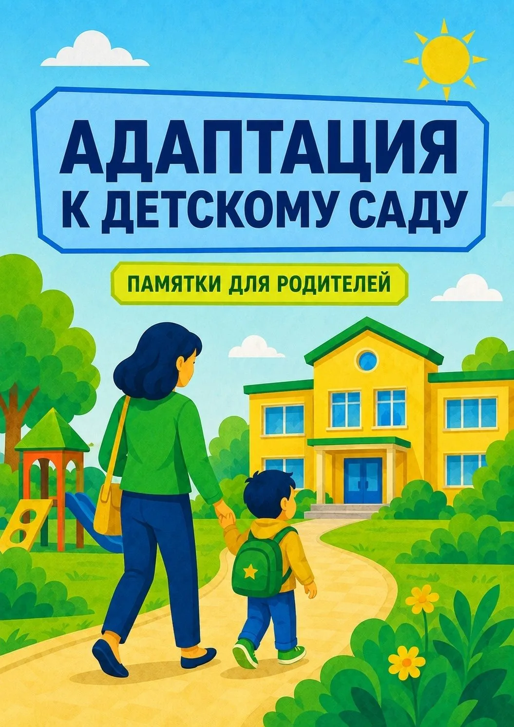 🌿Памятки для родителей «Адаптация к детскому саду».