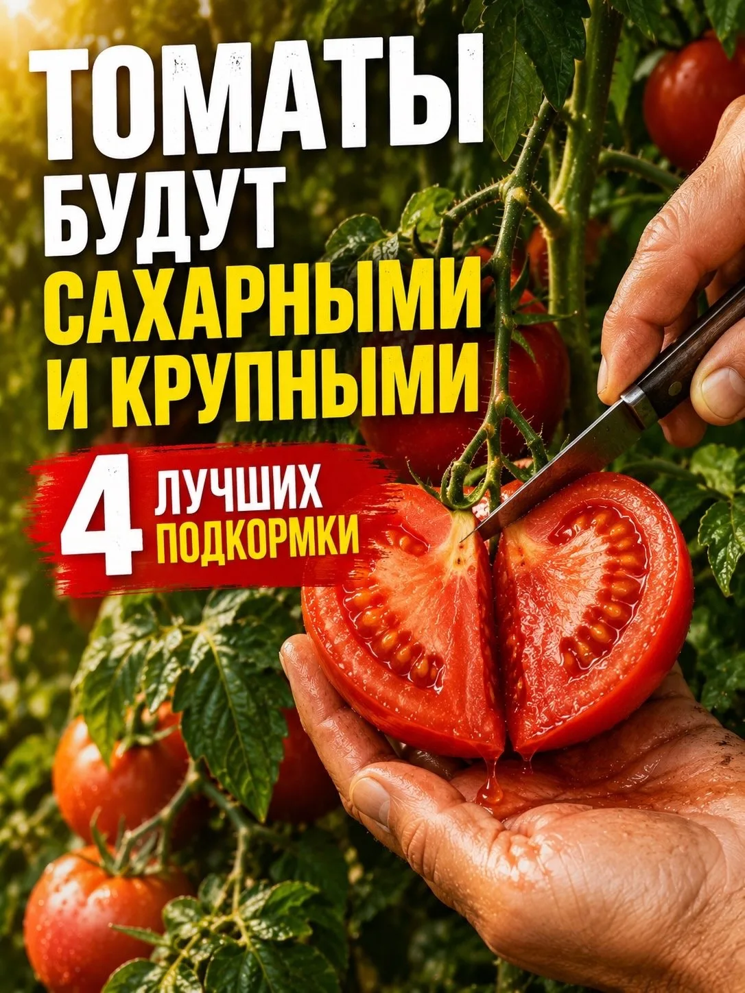Хотите, чтобы помидоры росли не только большими, но и сладкими, как конфеты? 🍅

Во второй половине 
