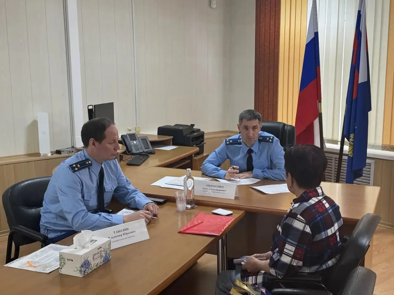 ‼️‼️Заместитель прокурора Хабаровского края Олег Андросенко провел личный прием жителей Амурского ра