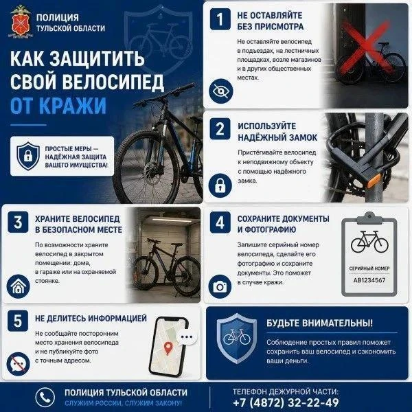 В Узловой 38-летняя женщина украла детский велосипед прямо у подъезда многоэтажки на ул...