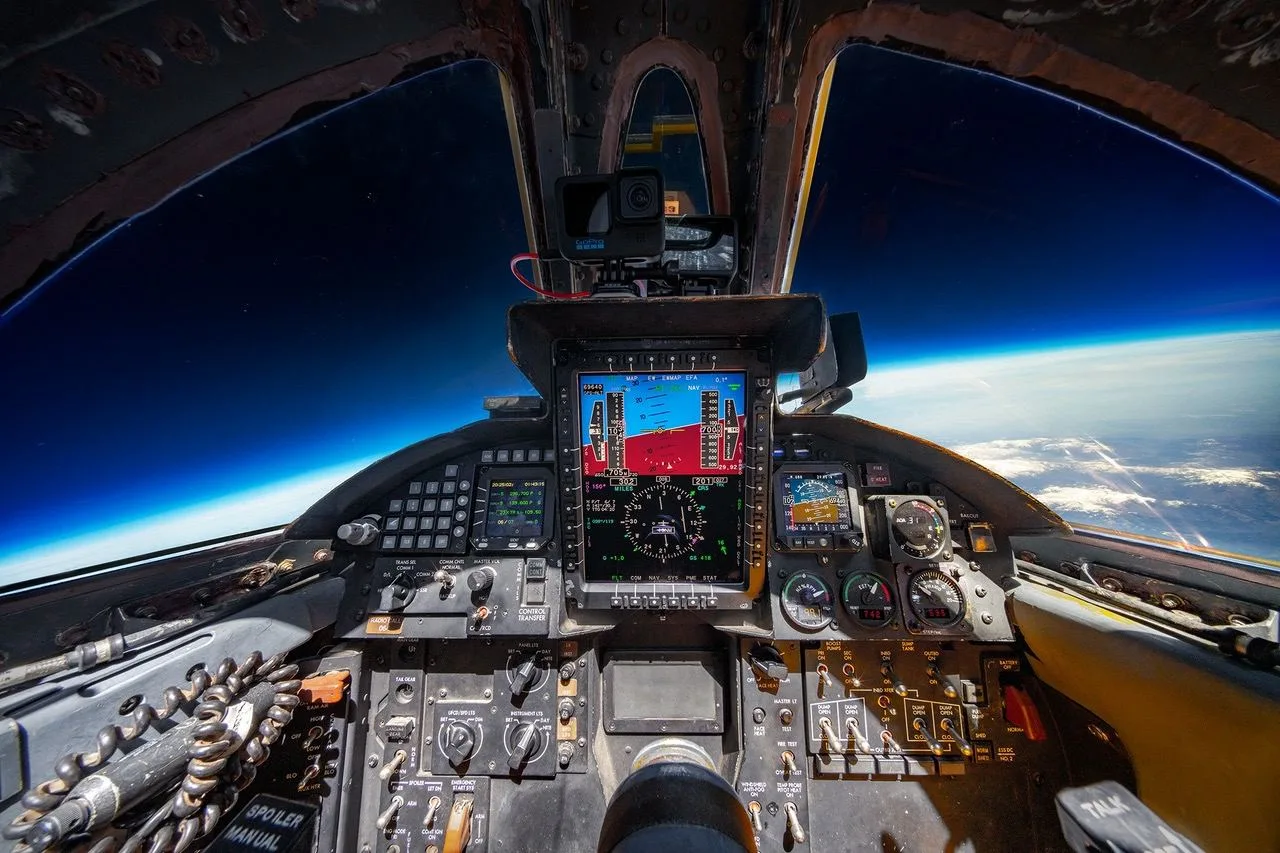 Бортовая панель самолета ВВС США Lockheed U-2