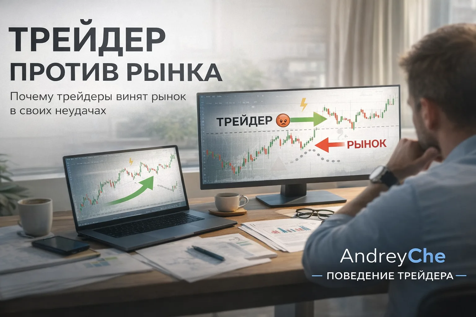 Кажется, что рынок «идёт против вас» ❓

После серии неудачных сделок легко обвинить всё вокруг: мани