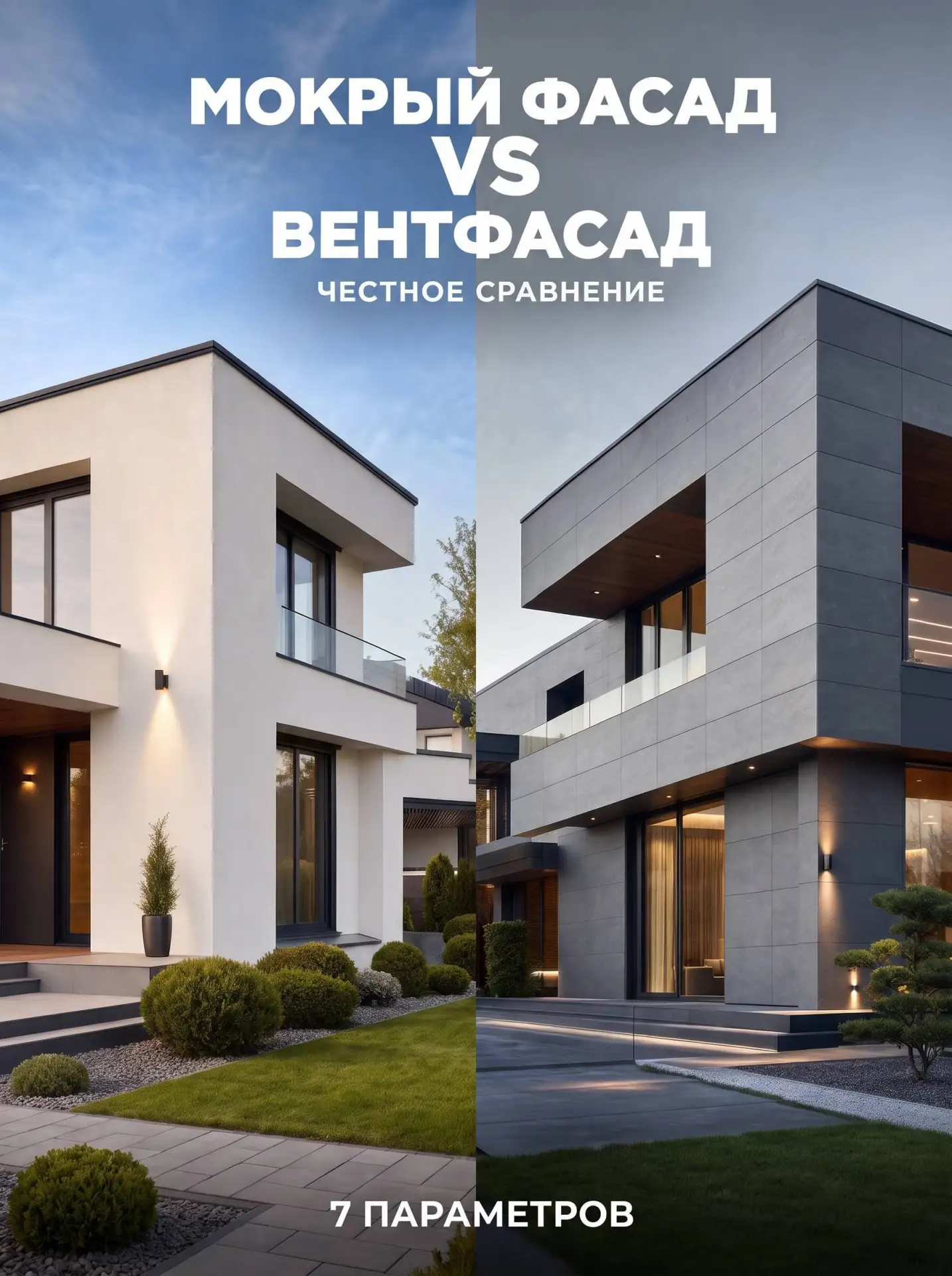 Мокрый фасад или вентфасад?
