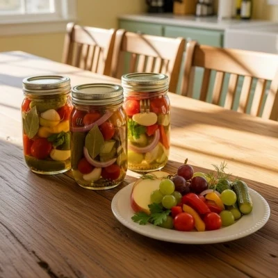 Фруктово-овощное ассорти 🍇🍅🥒
