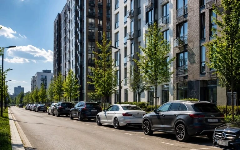 🚗 В Москве увеличат количество парковок у новостроек