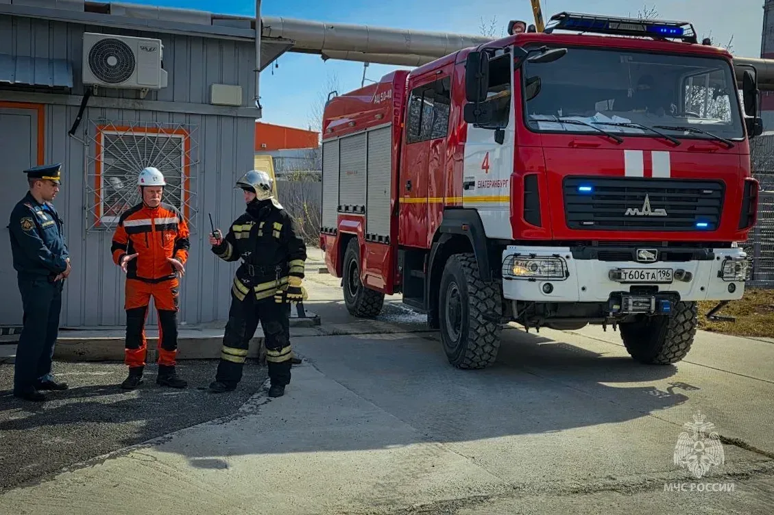Пожарно-тактические учения на Новосвердловской ТЭЦ  🔥По легенде в результате нештатной ситуации прои