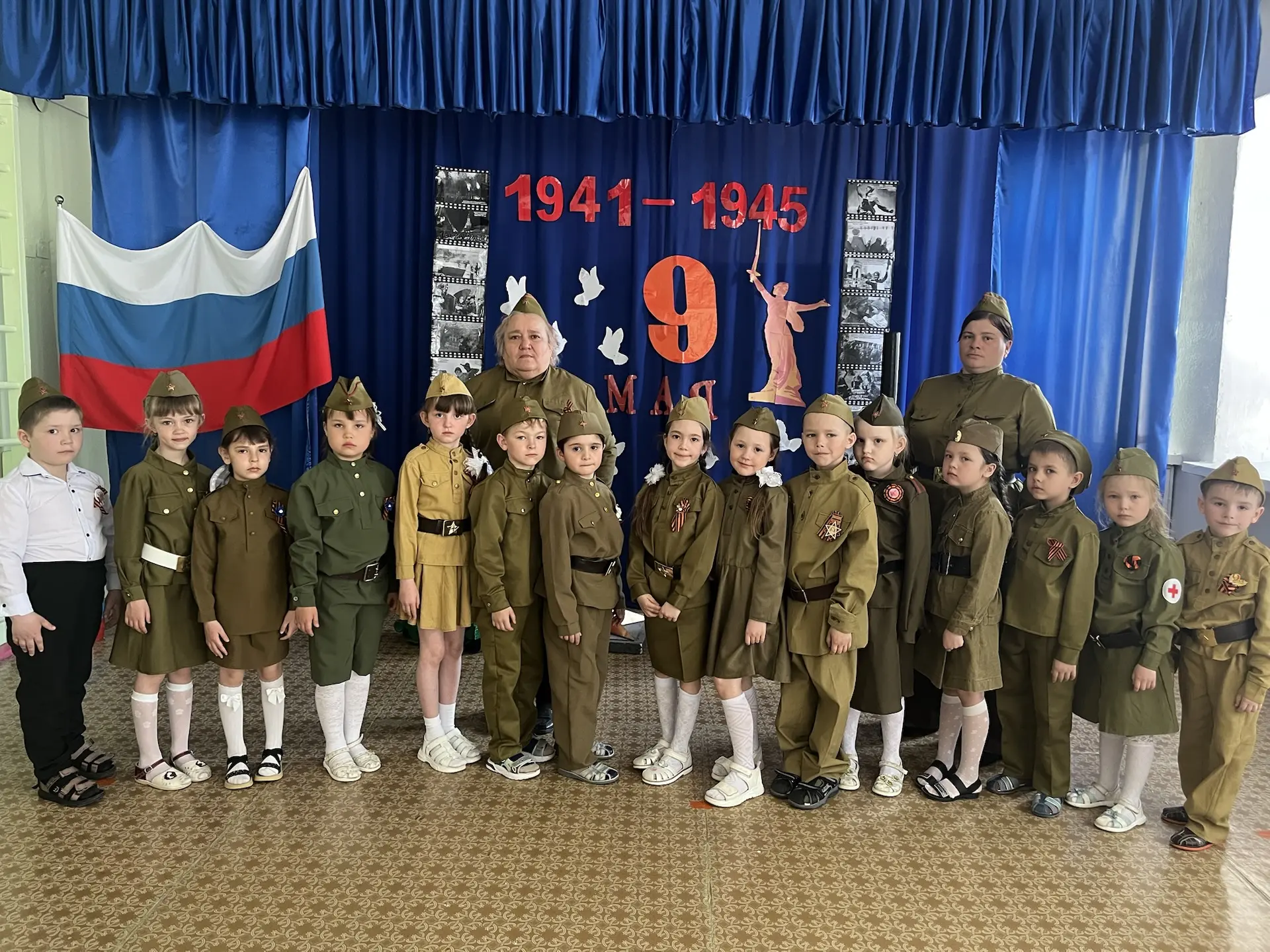 В преддверии празднования «Дня Победы», в МБДОУ детский сад «Тополёк» прошло празднично...