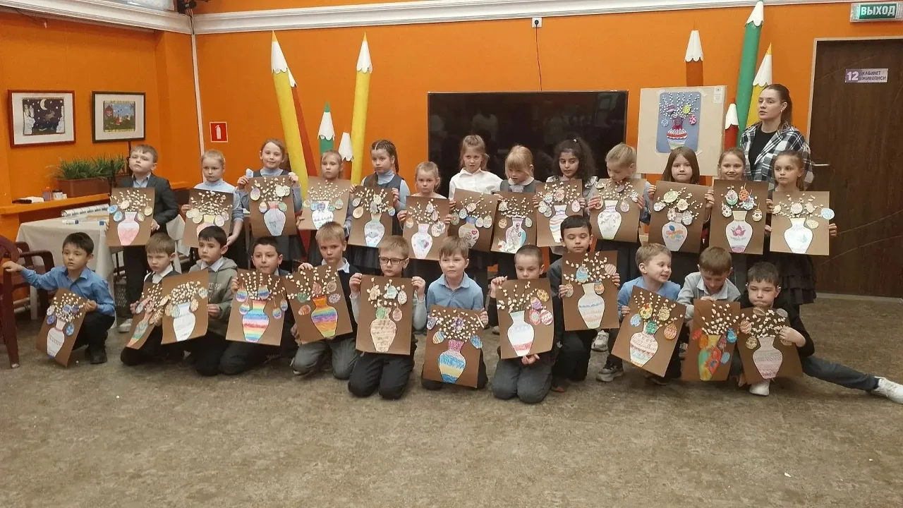 🎨 Мастер-класс в художественной школе: «Светлый праздник Пасхи».  📌 Мастер-класс был посвящён одному