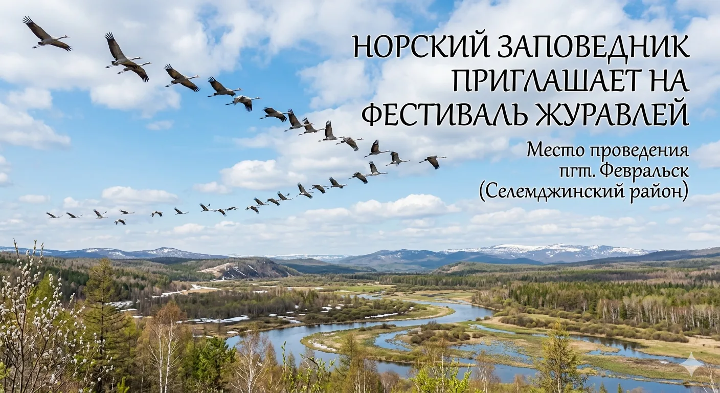Фестиваль «День журавлей» в Норском заповеднике!