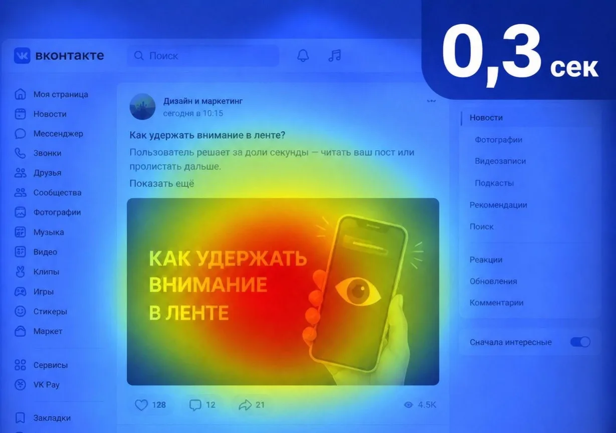 За 0,3 секунды или никогда: что показал айтрекинг «Коммерсантъ Events»
