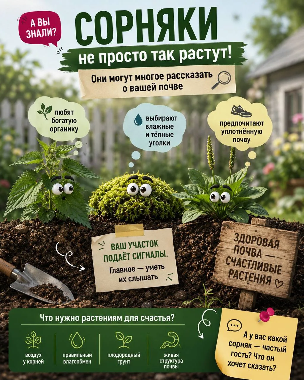 🌺Недавно мы уже поднимали тему сорняков и сегодня сделаем это снова!