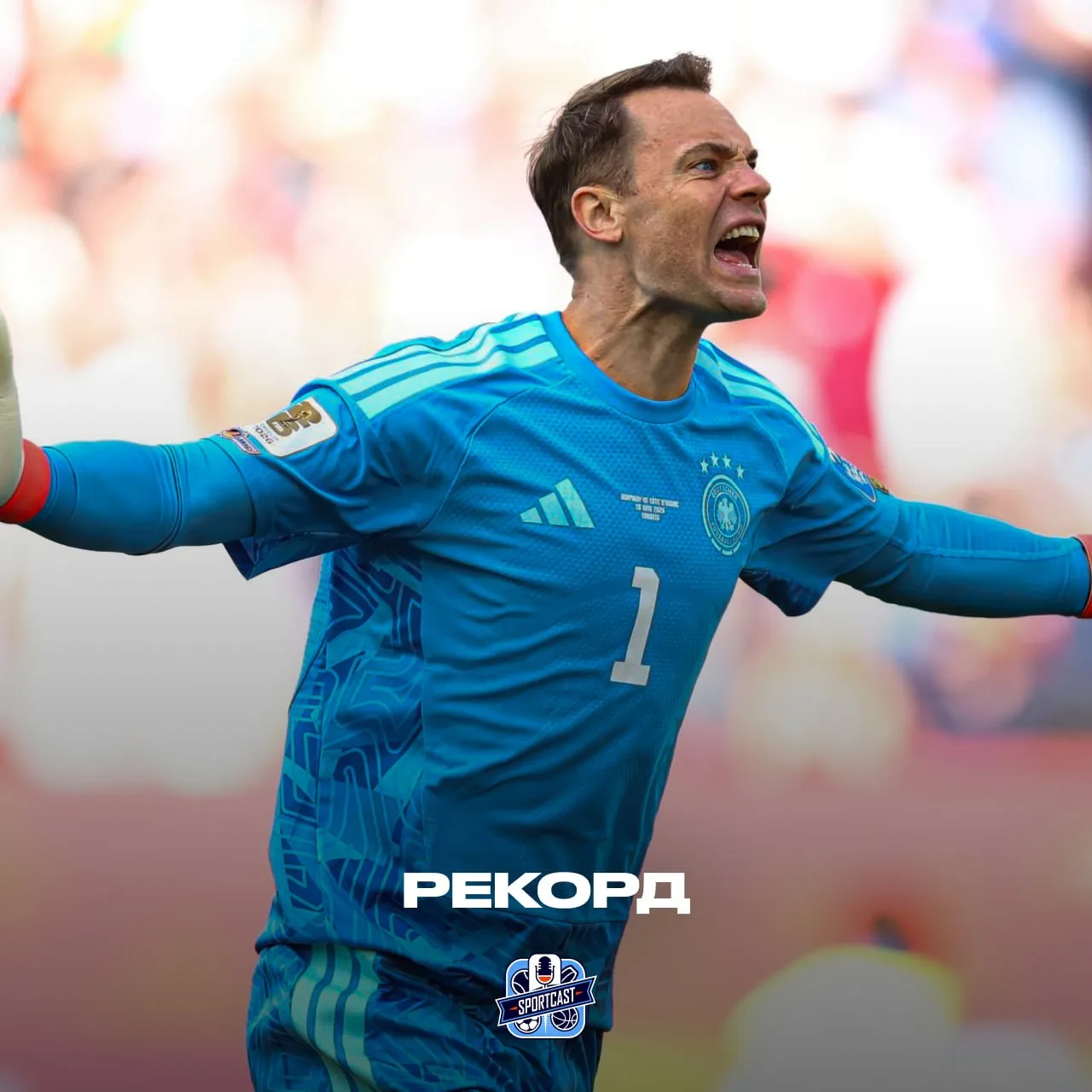 🇩🇪 40-летний Нойер установил рекорд по количеству матчей для вратарей на ЧМ!

Легендарный немецкий