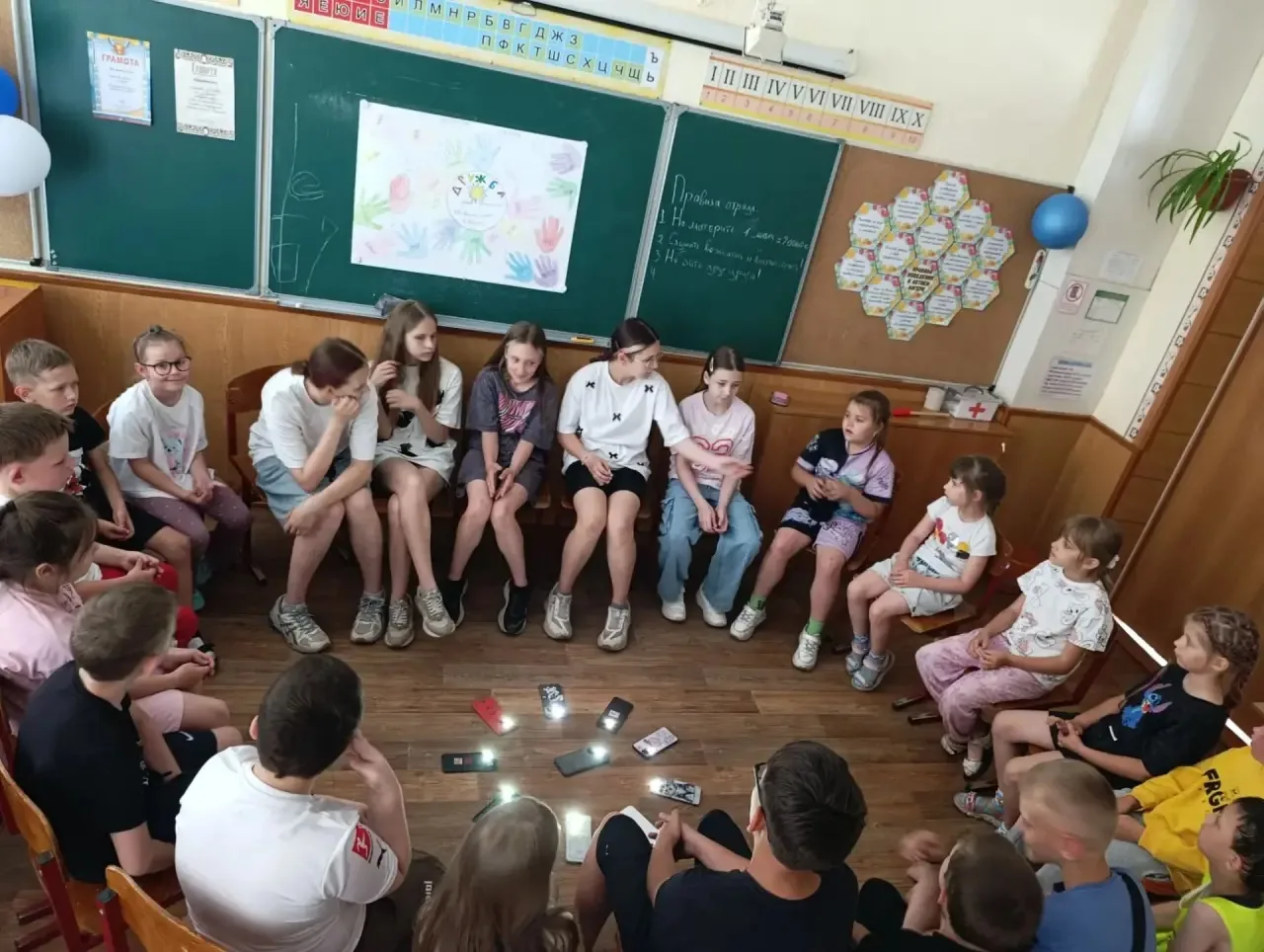Отрядная свеча🕯

Каждый день ровно в 14:20 отряд садится в круг. И начинается самое важное:
🤝 Кто-