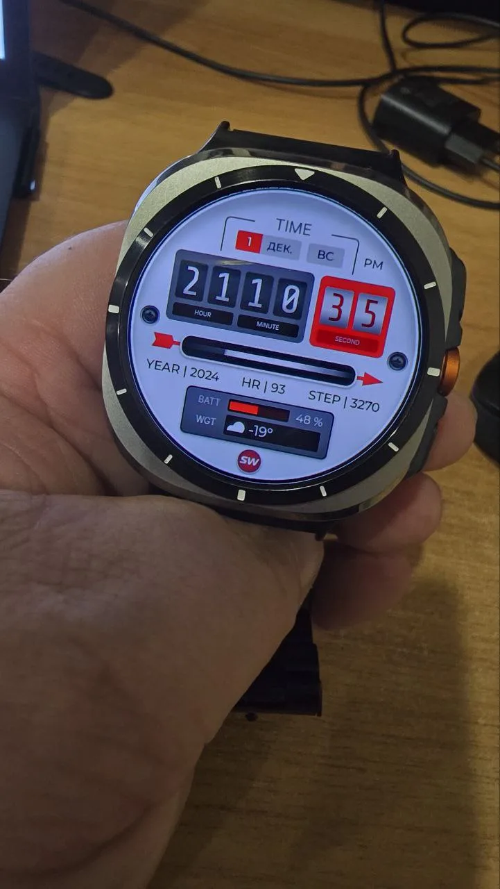 #WatchFace Этот вам точно понравиться, цифровой электро - счётчик.