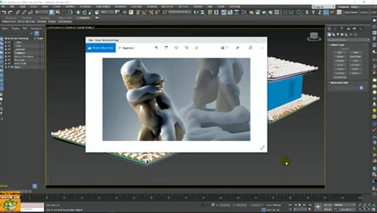 ℹ️ 3ds max Modeling Snow in PolySnowV4