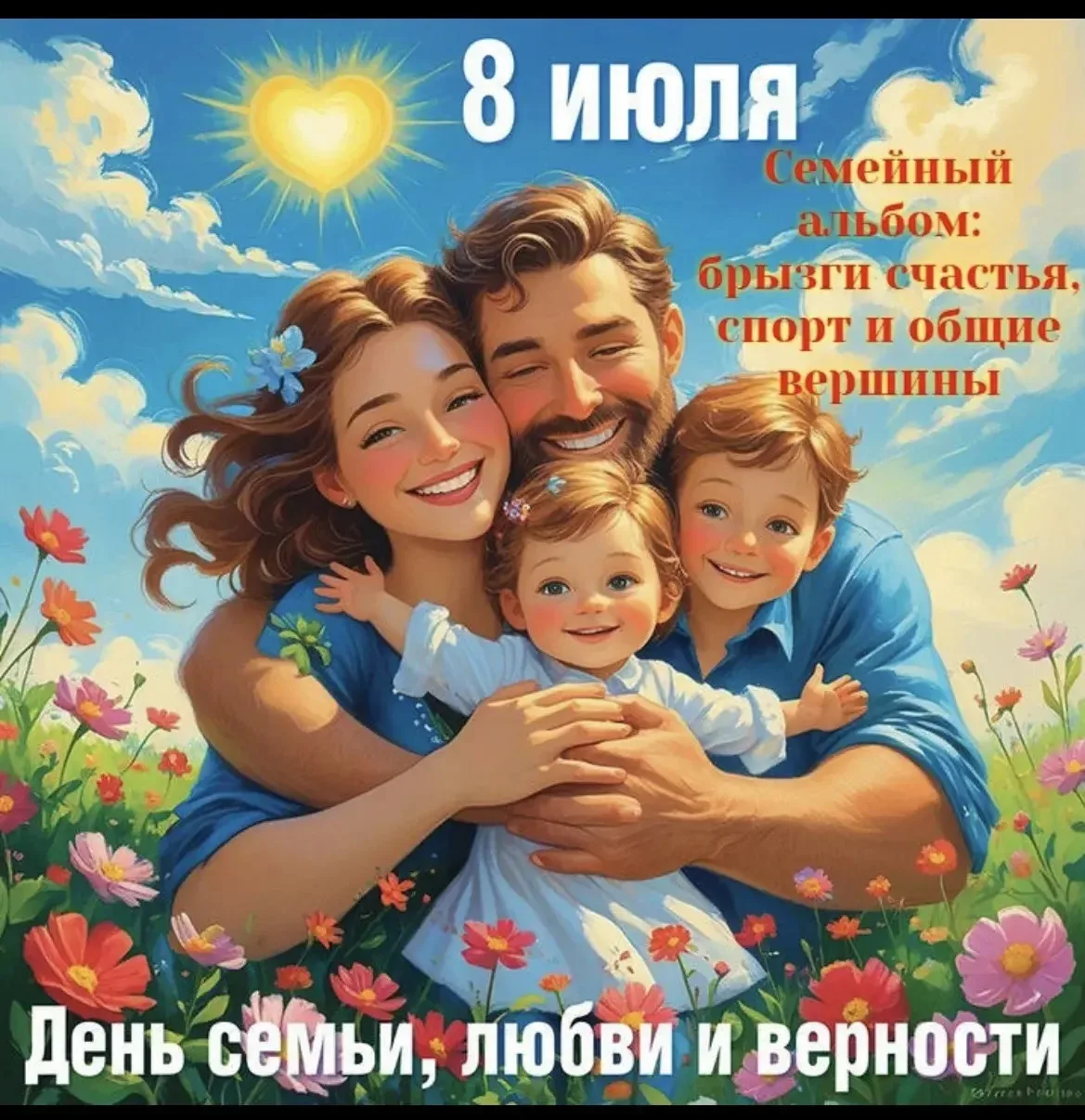 Сегодня, 8 июля, мы отмечаем замечательный праздник — День семьи, любви и верности ! Этот день посвя