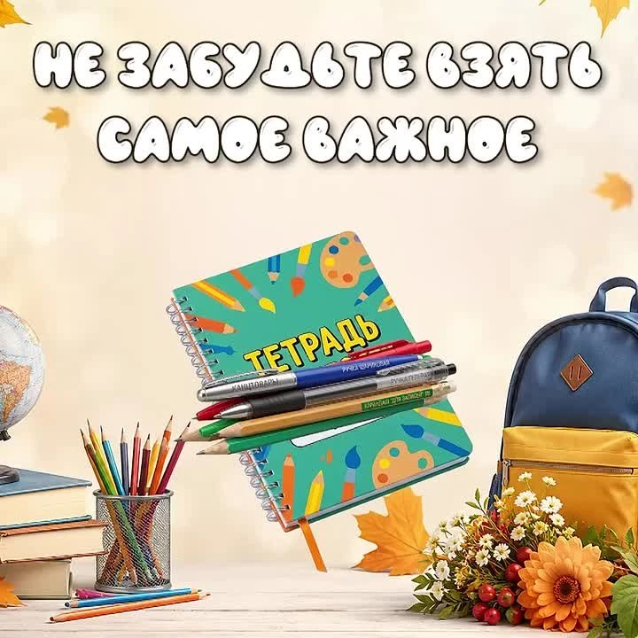 🧐 Как думаете, без чего нельзя прийти в школу?