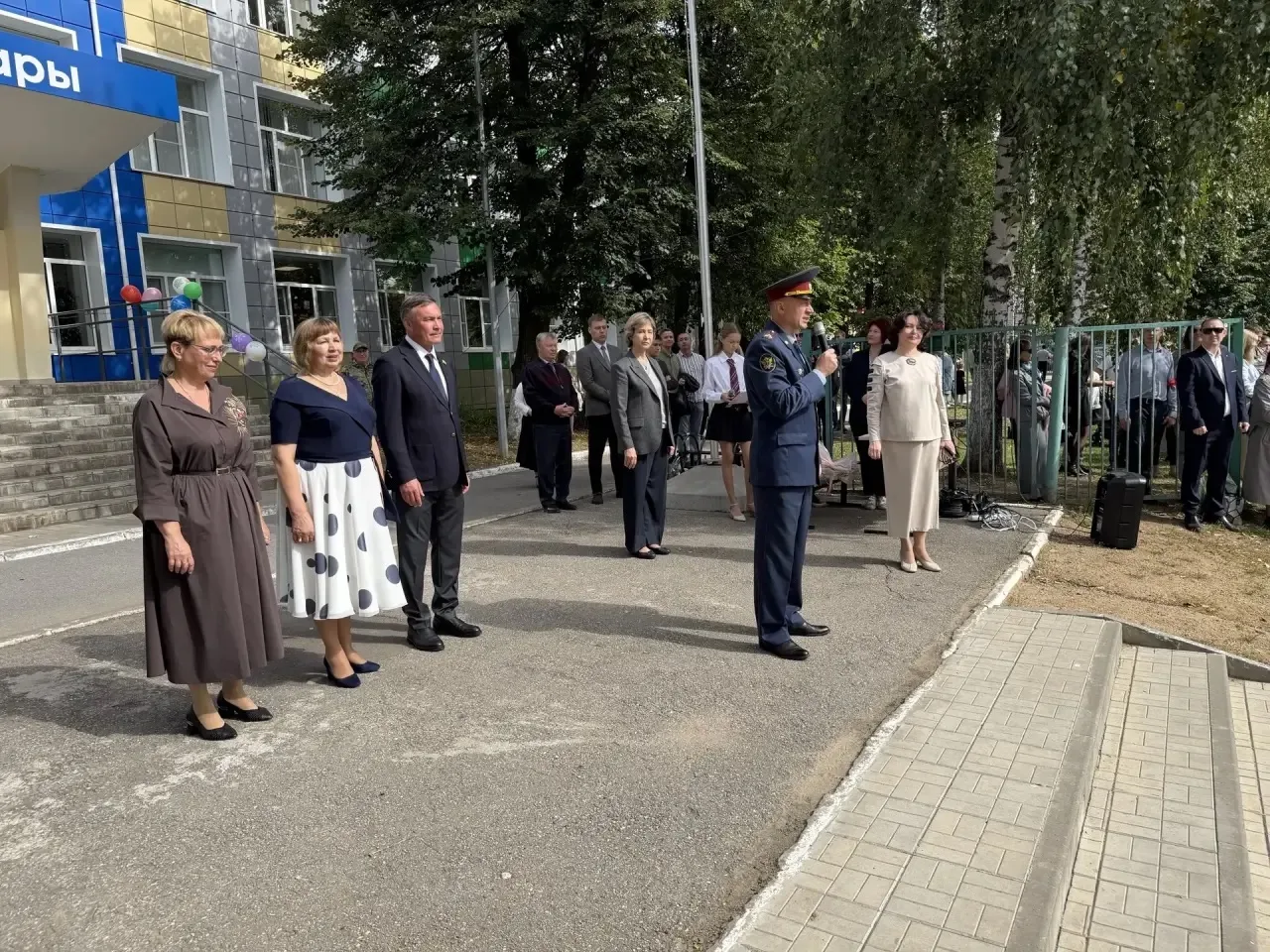 Сотрудники УФСИН Чувашии поздравили подшефных кадетов с Днем знаний