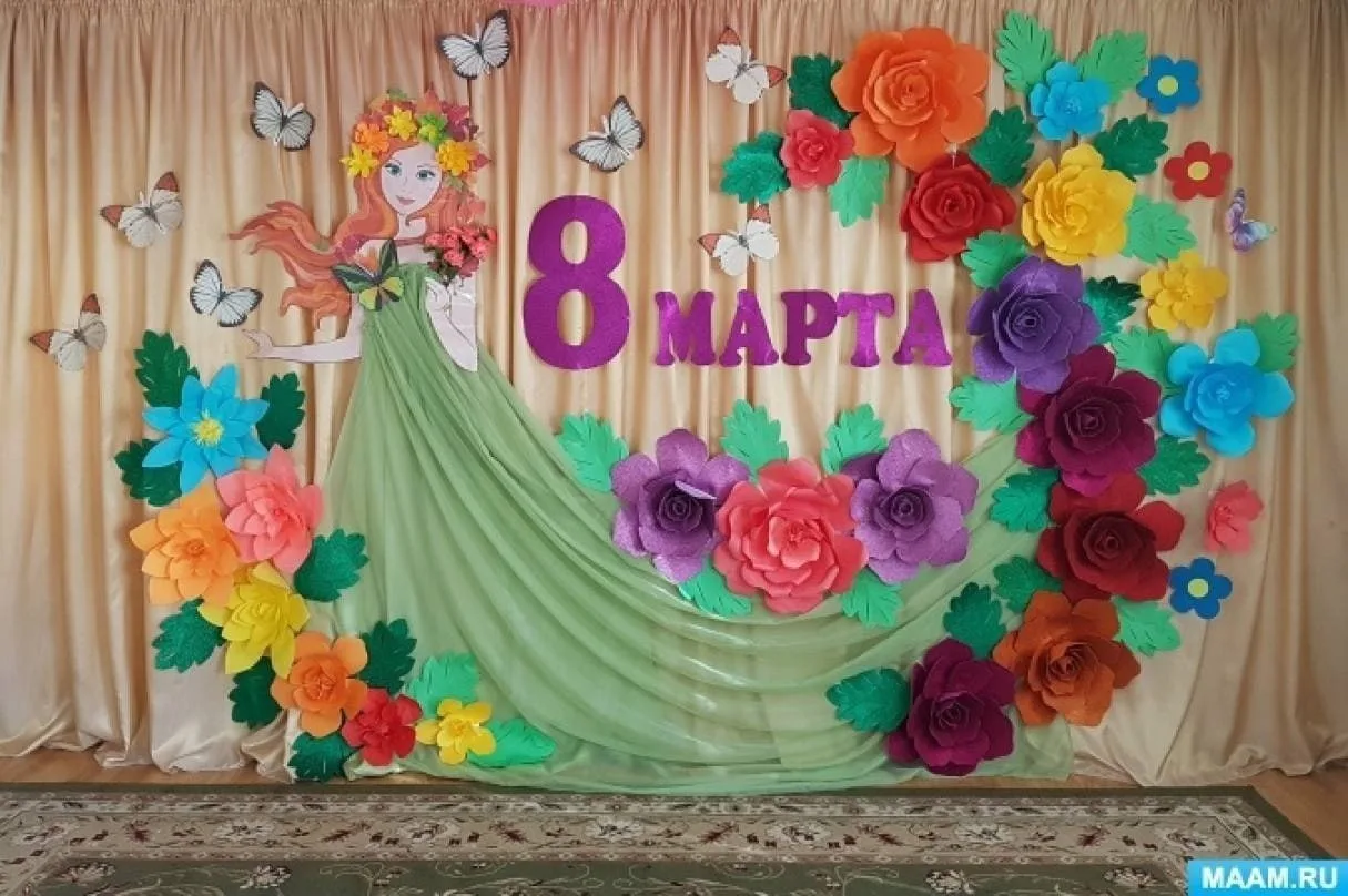 Идеи украшения музыкального зала к 8 марта 🎈  ‼️ Коллеги, рекомендуем наши полезные каналы МАХ для п