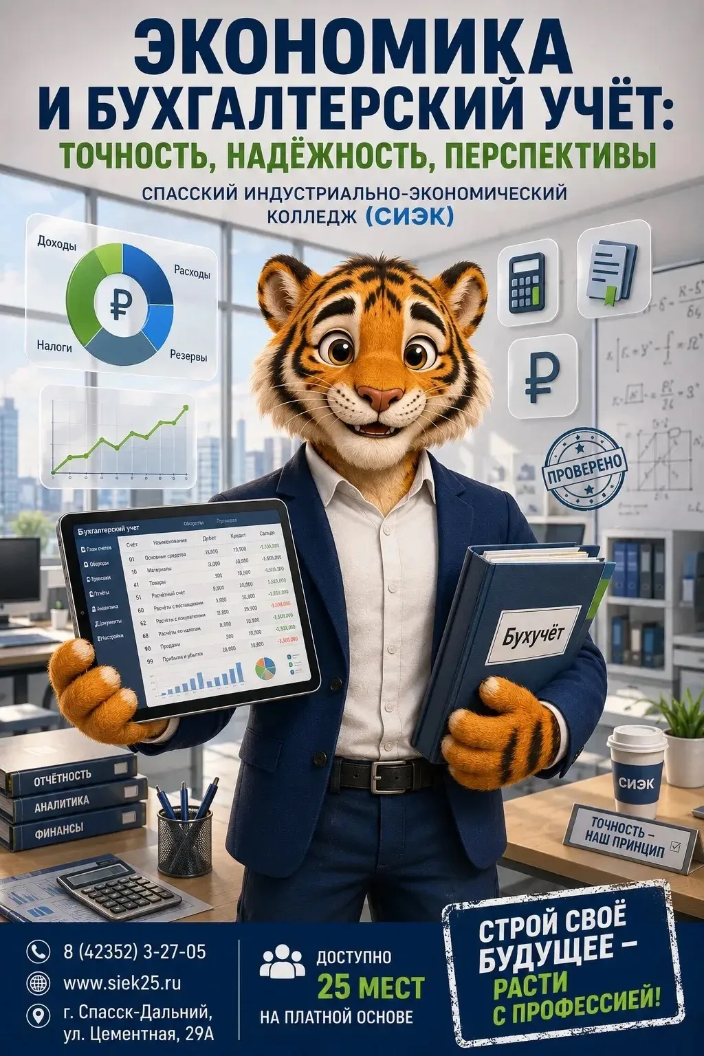 📊 Экономика и бухгалтерский учет — профессия, которая всегда в цене! 💼