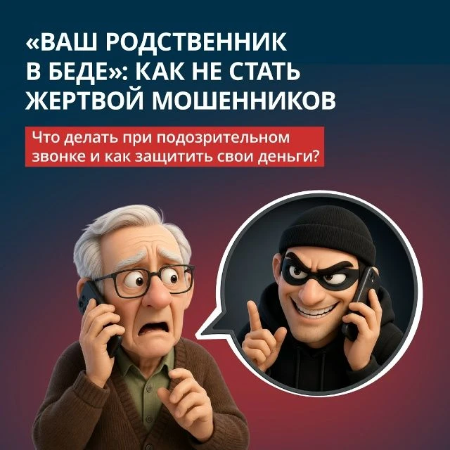 «Ваш родственник попал в беду» — с этих слов может начаться разговор с мошенниками.