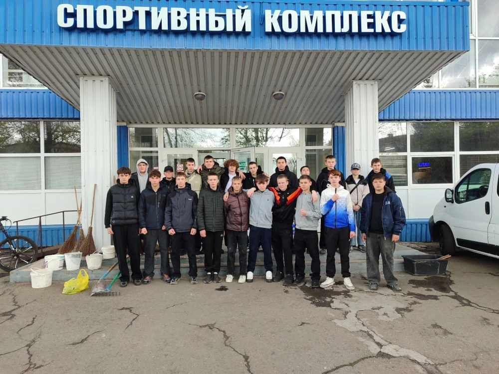 Сегодня состоялся Республиканский субботник на территории МБУ Спортивный комплекс Антра...