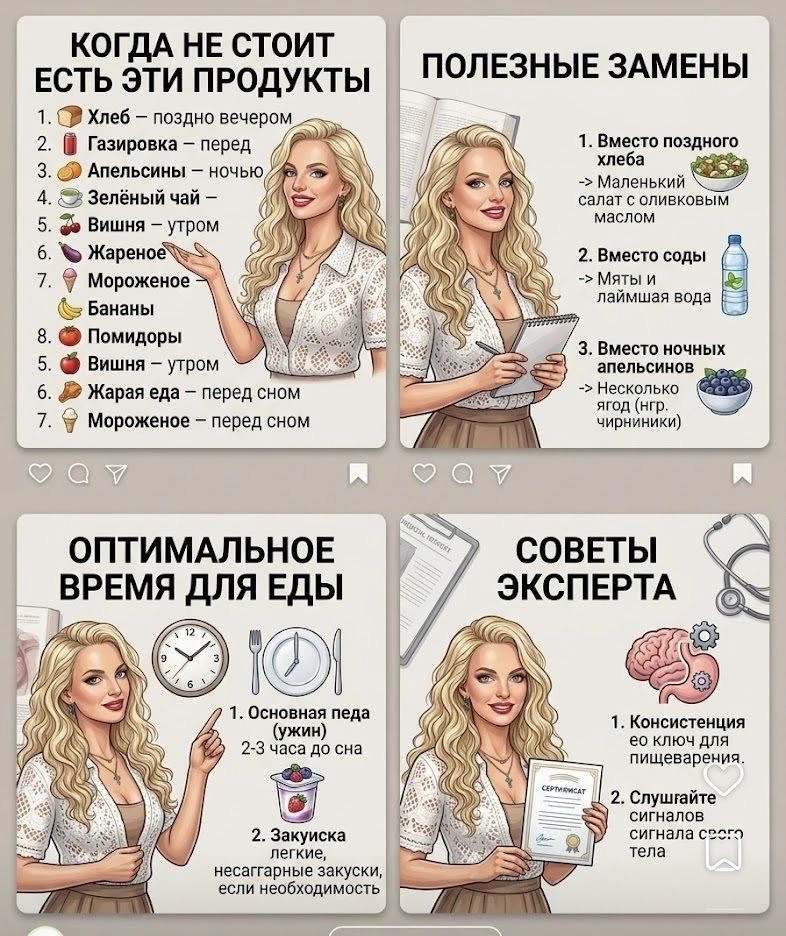🍞 Когда НЕ стоит есть эти продукты (и чем заменить)