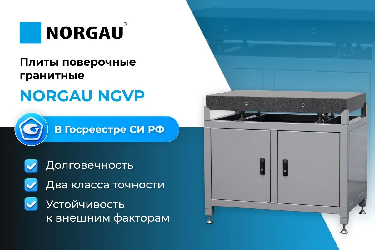 Еще больше средств измерений Norgau в Госреестре СИ РФ

Гранитные поверочные плиты NORGAU NGVP внесе