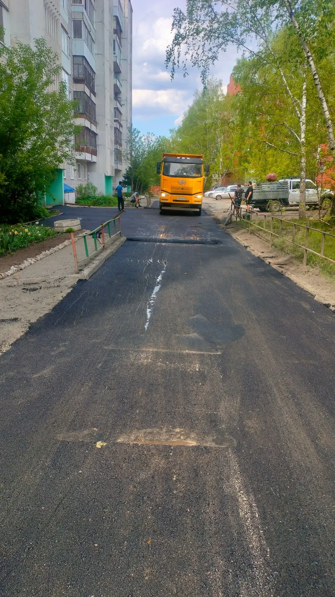 Благоустраиваем двор.