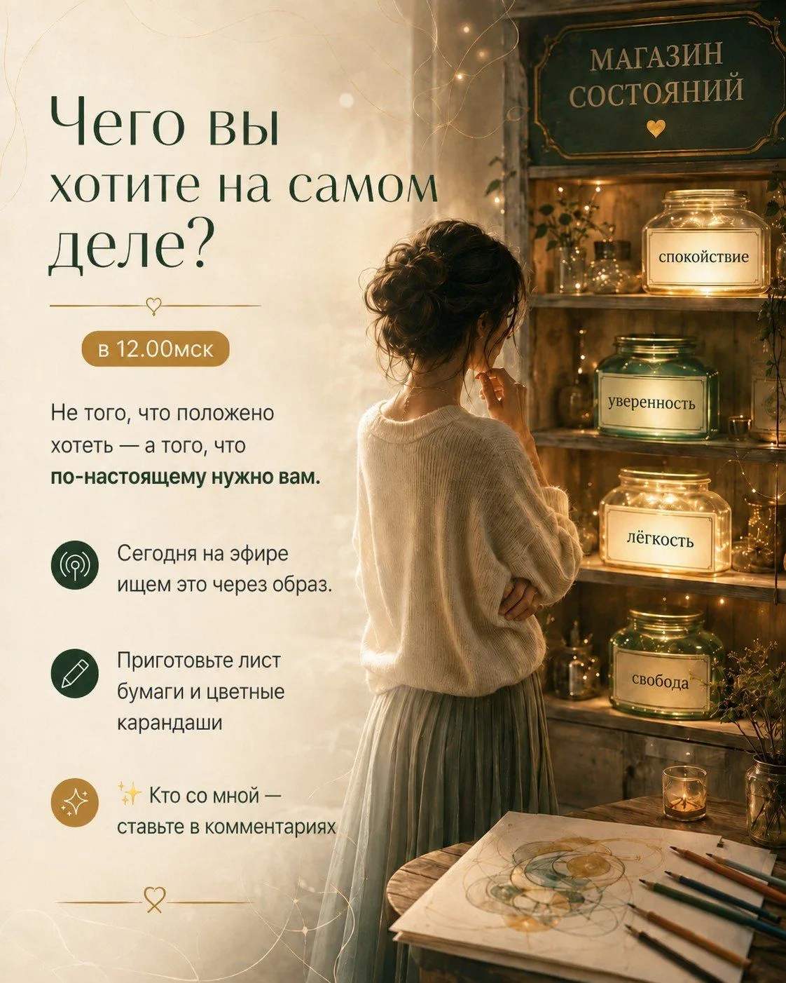 Чего вы хотите на самом деле?