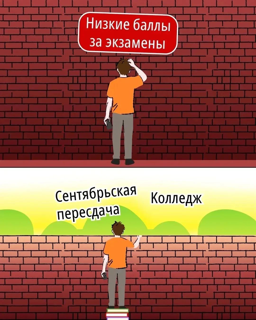Неудача на ОГЭ не закрывает двери возможностей. Их закрывает — бездействие.

Если у вас не получилос