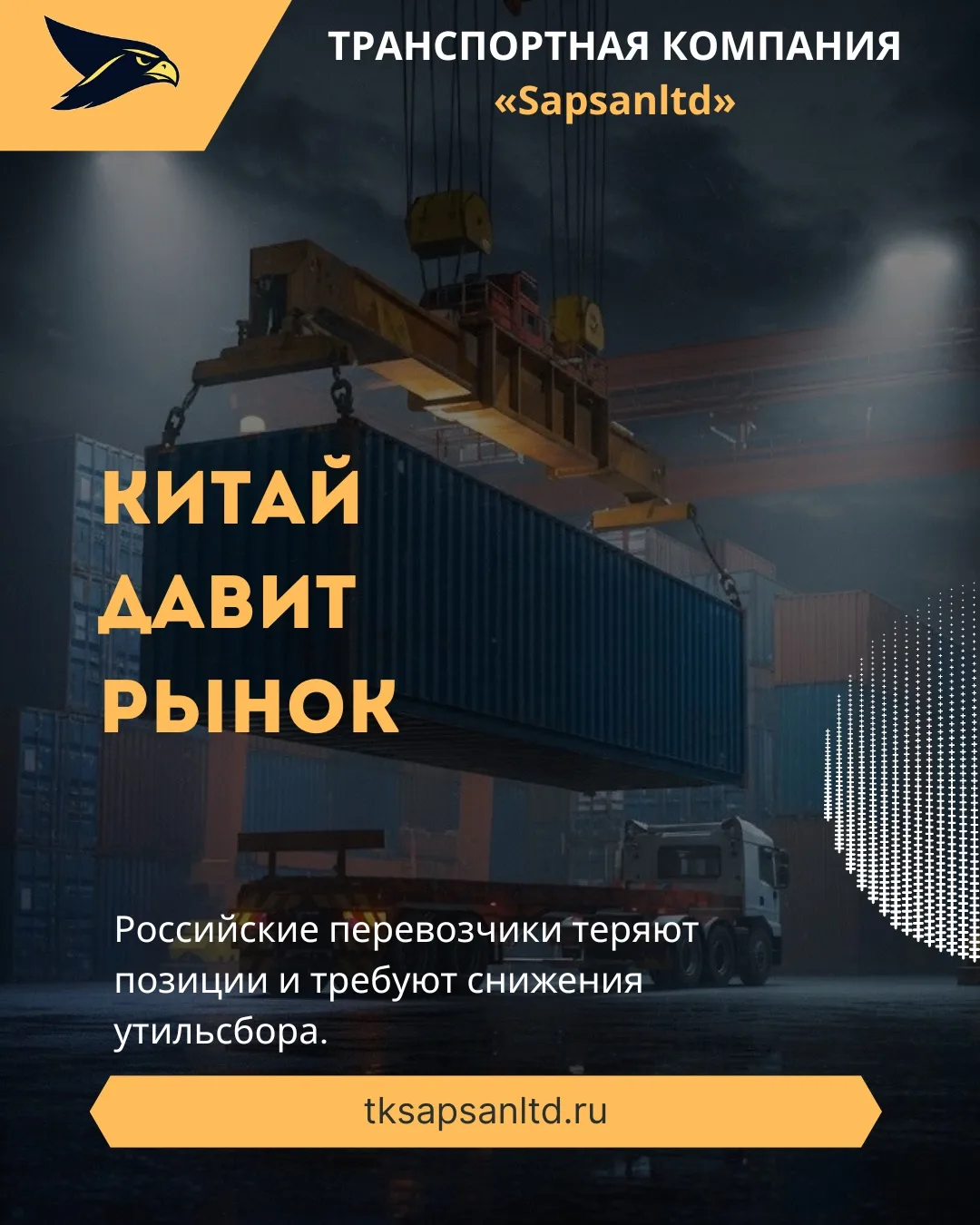 Российские перевозчики теряют рынок: государство готовит ответ Китаю