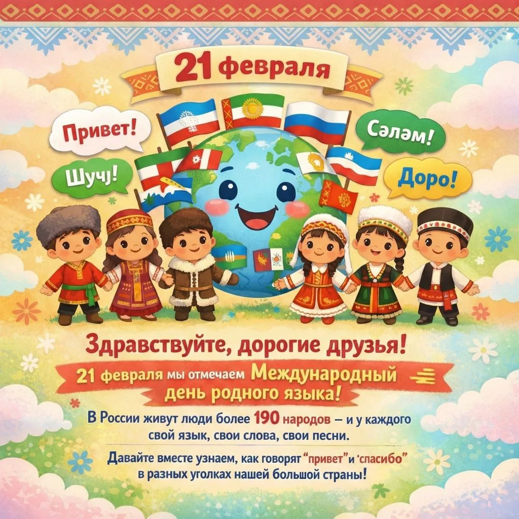 🌍 Международный день родного языка!